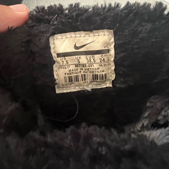 Nike Kaishi Winter High Top Lined Black Snow Sneaker Boots Women’s Size 7.5 - Picture 5 of 7